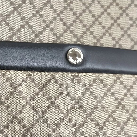 Authentic Gucci Business Bag Brown PVC mn711-112725 - Picture 10 of 16